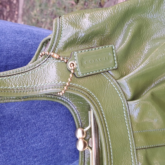 Coach Ergo Pleated Framed Satchel-Style No. 12520 Released About 2008☘️🍀💚🍀🍀 - Picture 5 of 16